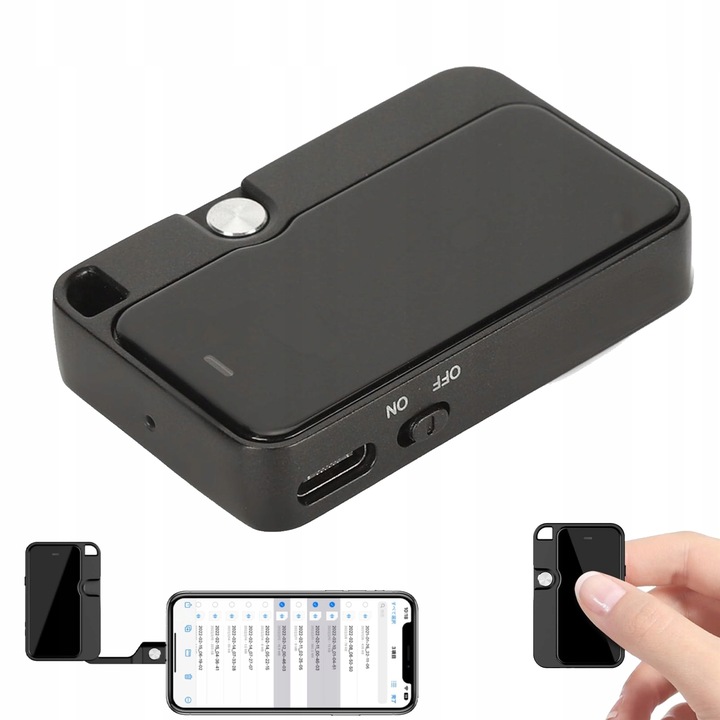 MINI DIKTAFON 32 GB S AKTIVACÍ HLASEM, DIGITÁLNÍ STEREO DIKTAFON HDD 1536 KB/S