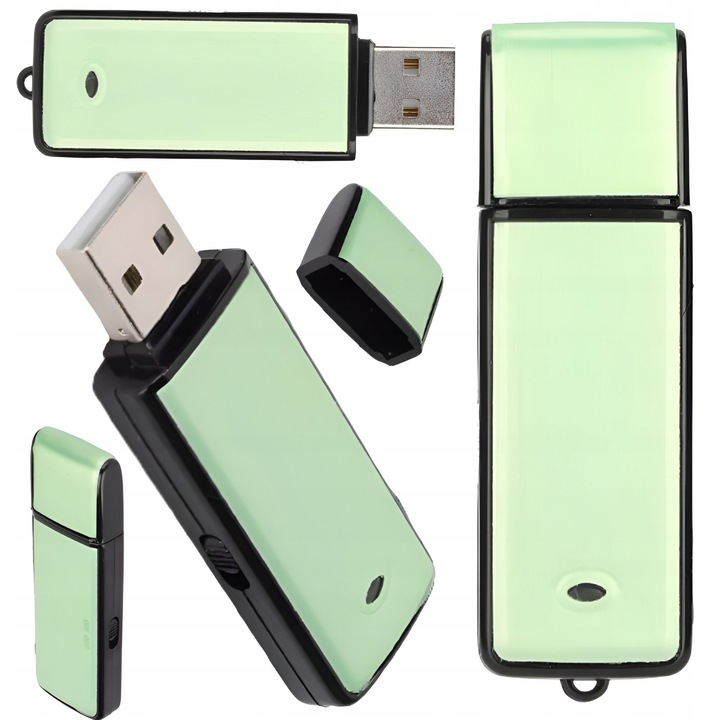 Mini diktafon pendrive nahrává v pozadí 8GB 100h záznamník zvuku diktafon