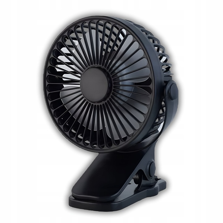 MINI VENTILÁTOR NA STŮL MALÝ VĚTRÁČEK STOJANOVÝ VĚTRÁČEK ČERNÝ PŘENOSNÝ