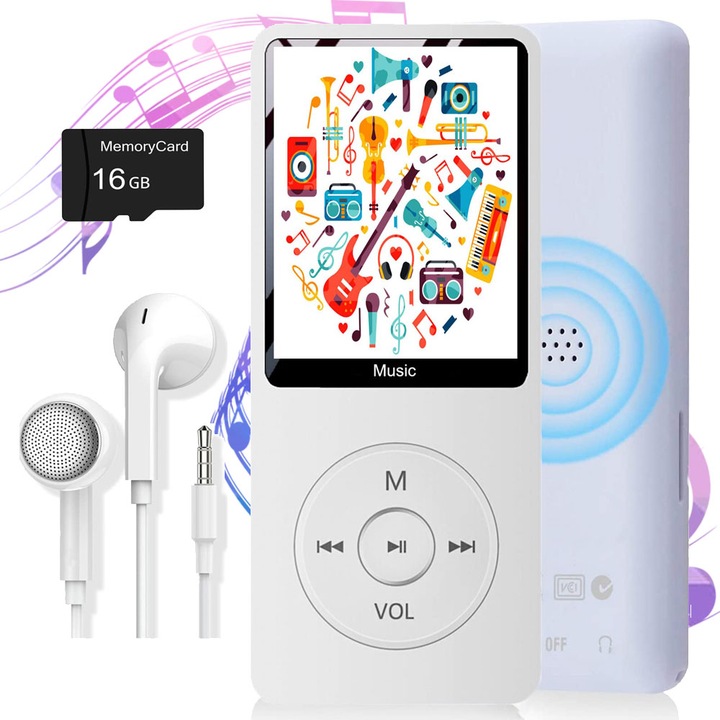 MP3 lynker MP3 bílý 16 GB