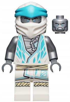 NJO749 njo0749 LEGO MINIFIGURKA NINJAGO ZANE CORE (Jádro)