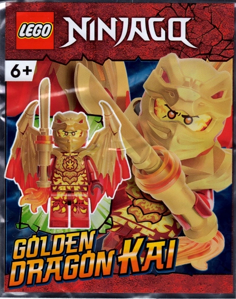 NOVÁ LEGO Figurka Ninjago - Zlatý Dračí Kai / Dragon Kai - njo757 , 892291