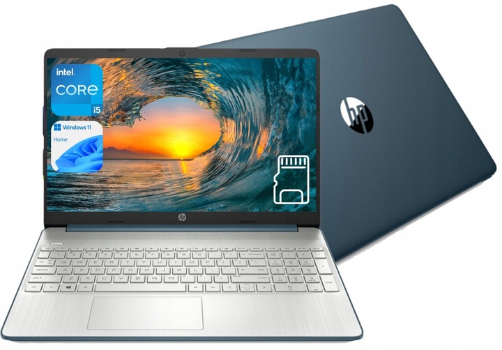 Notebook HP 15 15,6" Intel Core i5 32 GB / 512 GB modrý
