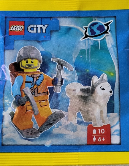 Nové LEGO City 952412 Polární průzkumník a pes husky, LEGO STAVEBNICE PRO DĚTI