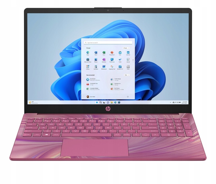 Notebook HP 15-fd0104ds 16GB 15,6" Intel N 16 GB / 128 GB červený