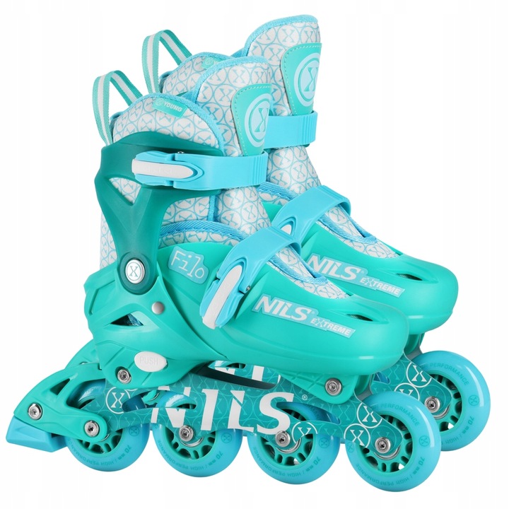Nastavitelné rekreační Kolečkové Brusle pro děti Green Nils Extreme Brusle 2v1