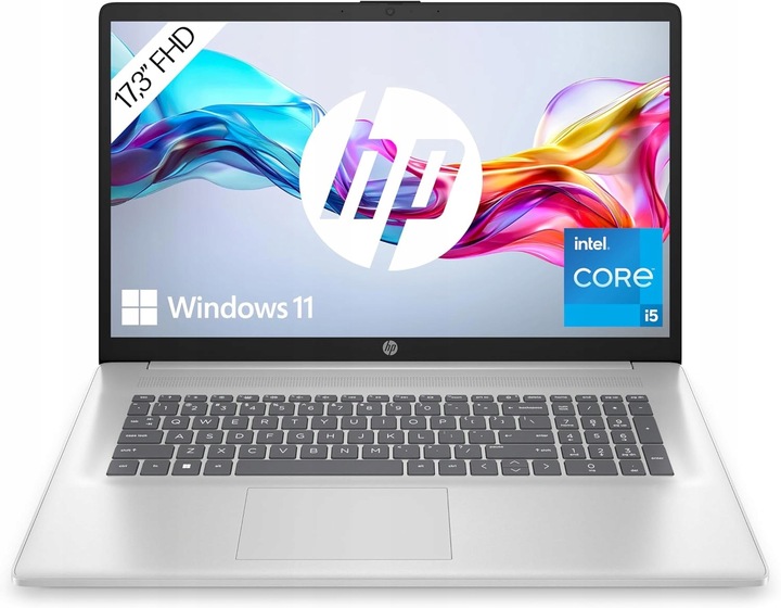 Notebook HP 17,3 palců Intel Core i5-1334U 16GB RAM 512 GB SSD Windows 11