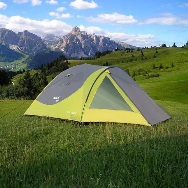 NC6006 ZELENO-ŠEDÝ STAN KEMPINGOVÝ DISCOVERY NILS CAMP