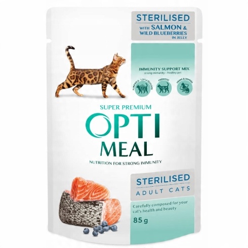 Optimeal krmivo mokré mix chutí 85 g