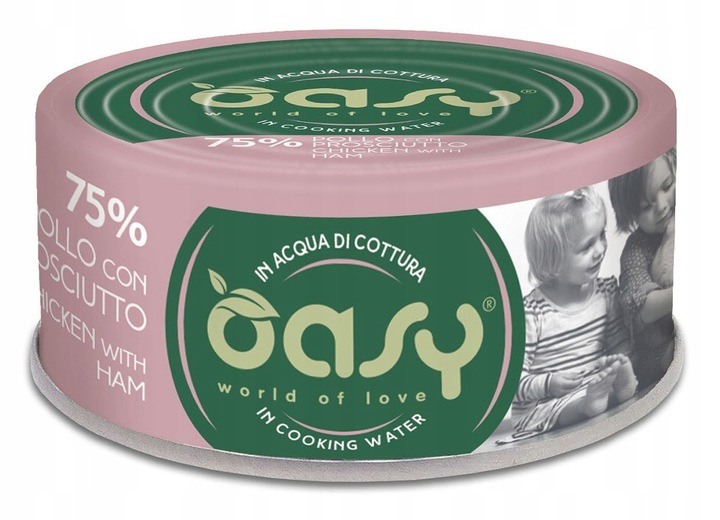 Oasy | More Love | Adult Kuře s šunkou 70 g