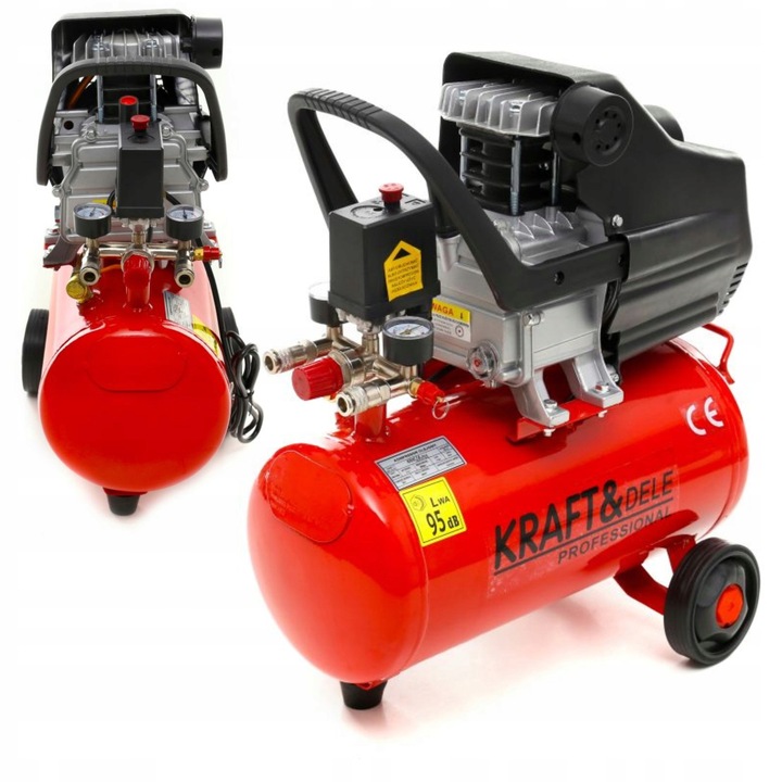 Olejový kompresor Kraft&Dele KD400 24 l 8 bar