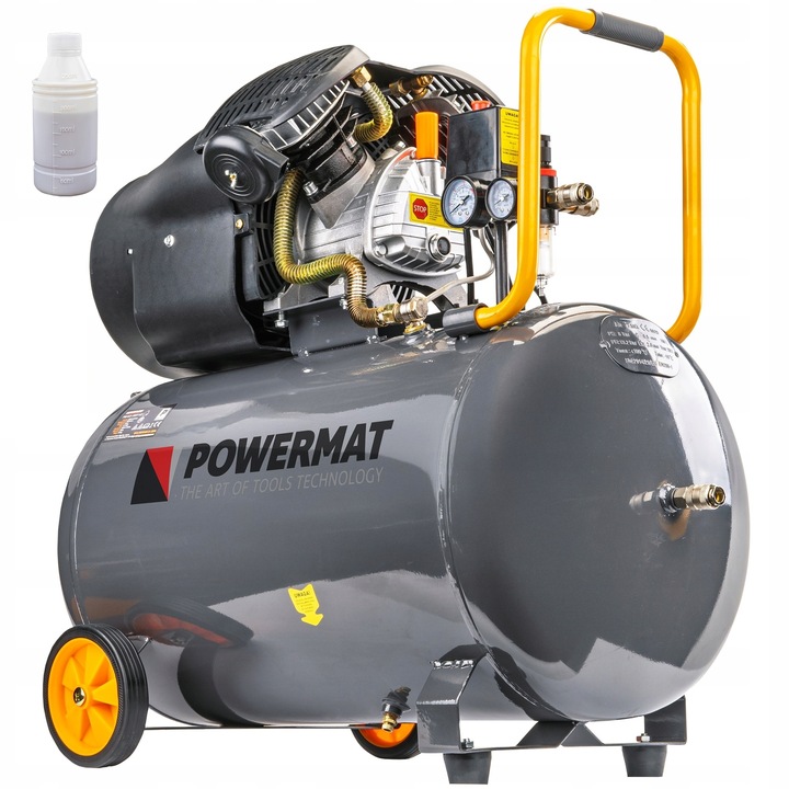 Olejový kompresor Powermat PM-KO-100T-V2 100 l, 8 bar