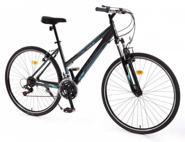 Olpran 28" CRUZE SUS LADY černá/modrá - ALU
