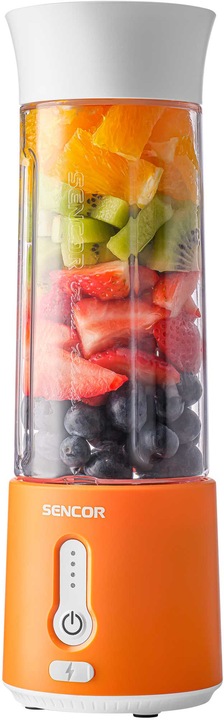 Osobní ruční mixér Sencor SBL 133OR 150W na smoothie, nádoba 500 ml