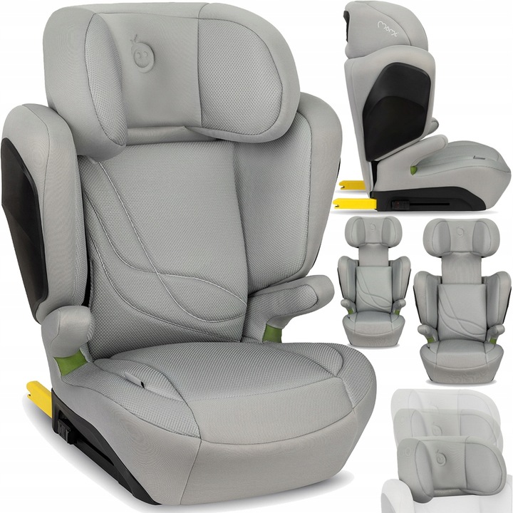 OUTLET AUTOSEDAČKA 15-36kg (100-150cm) - MoMi MEI ŠEDÁ - ISOFIX