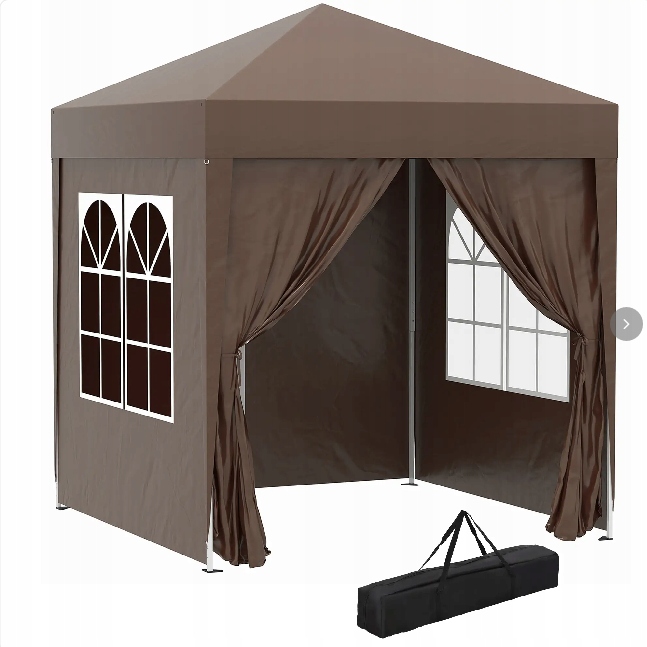 Pavilon stan skládací Outsunny 2 x 2 m 4 stěny 2 okna + taška