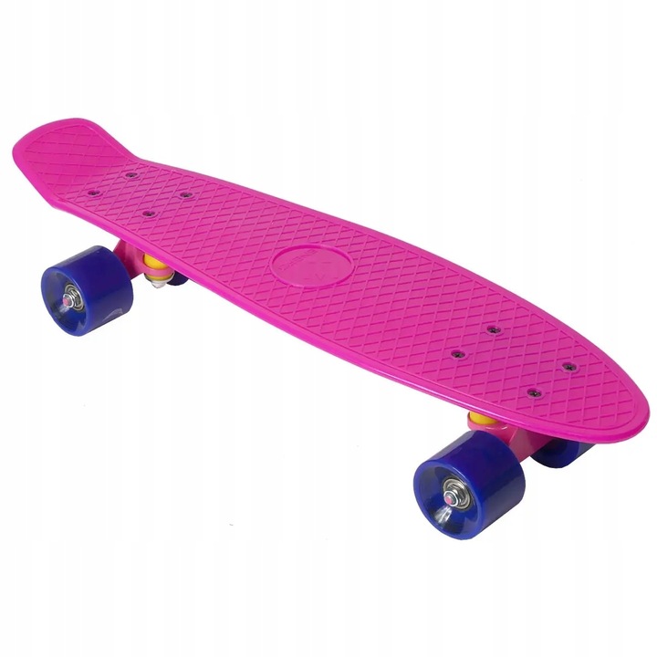 Plastová skateboardová deska Enero 22 palců, tmavě růžová
