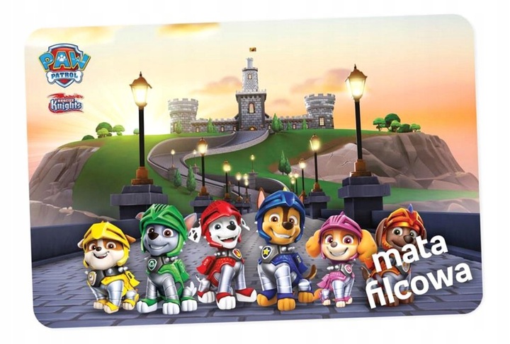 PODLOŽKA 75X112 CM - Tlapková patrola ZÁMEK