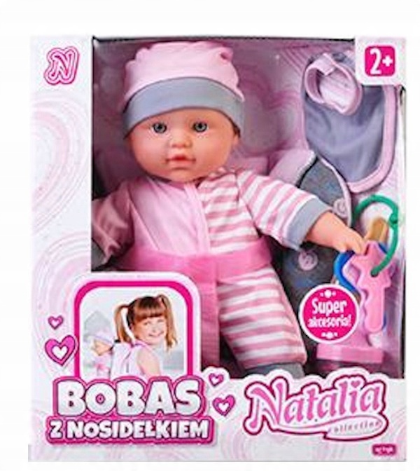 PANENKA NATALIA MIMINKO S NOSÍTKEM 28 CM