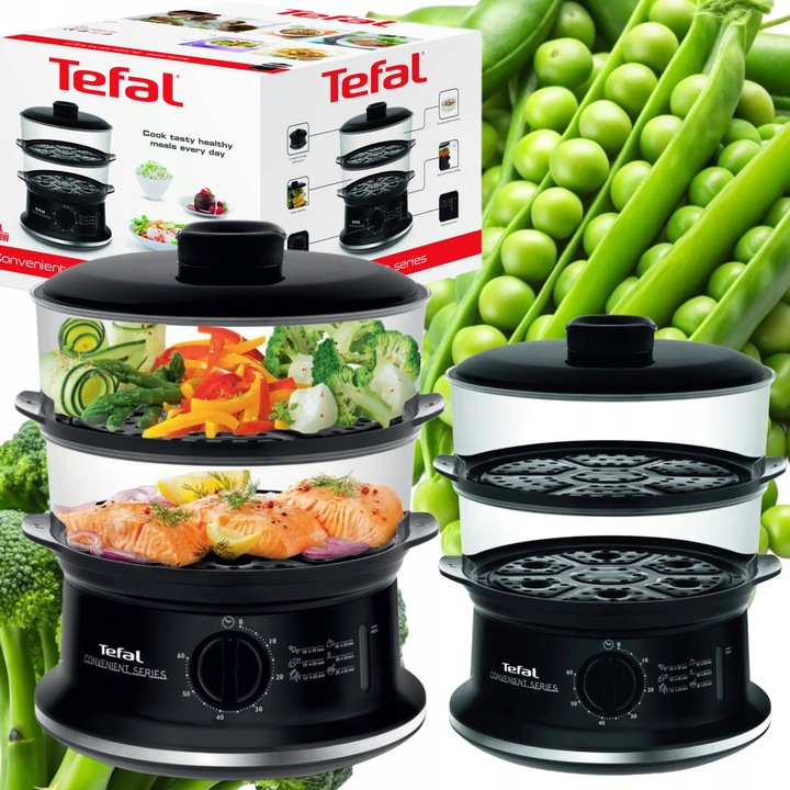 Parní hrnec Tefal VC140131 6 l černý 900 W