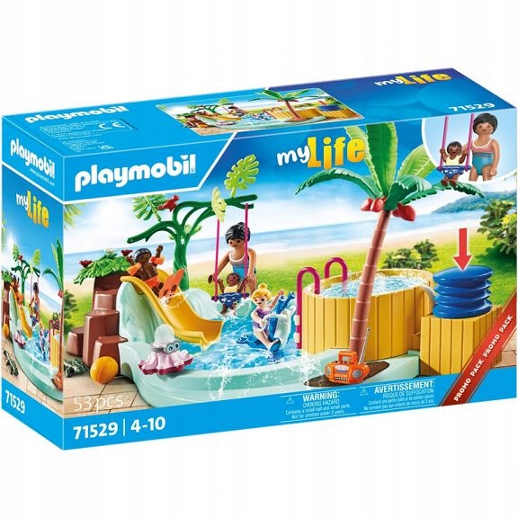 Playmobil Bazén pro děti s vířivkou 71529
