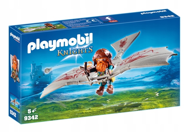 Playmobil Knights 9342 Létající stroj Trpaslíka