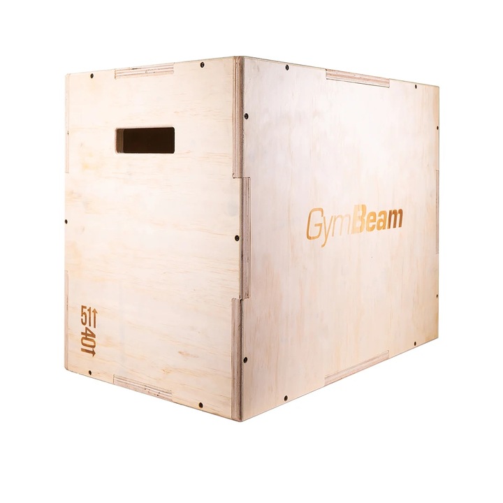 Plyometrická bedna PlyoBox Wood, GymBeam SLEVA