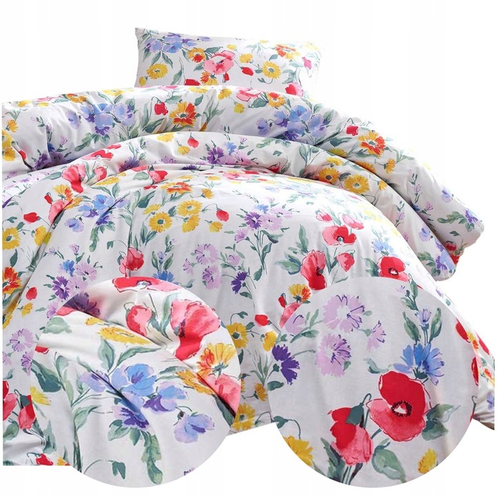 Povlečení BAVLNĚNÉ 220x200 3 Č. 2 povlečení 70x80 Cotton Love měkká