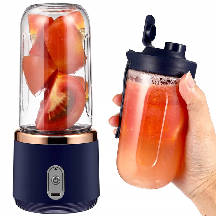 PŘENOSNÝ BEZDRÁTOVÝ MIXÉR 400 ML 40 W TURISTICKÝ VÝPRODEJ