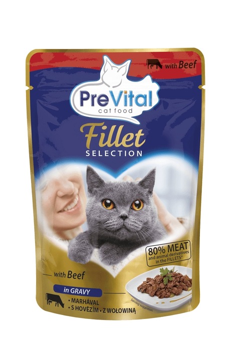 Prevital mokré krmivo hovězí 2,38 kg