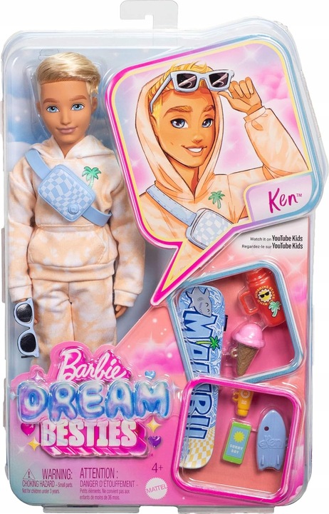 Panenka Barbie Ken Blondyn Dream Besties MATTEL
