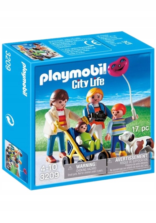 Playmobil City Life – Rodina s kočárkem 3209 VÝPRODEJ