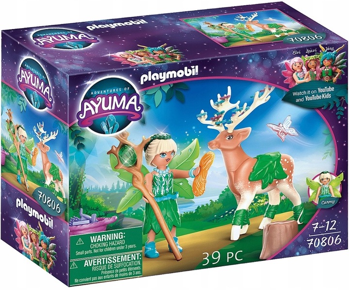 Playmobil – Lesní víla s tajemným zvířátkem 70806