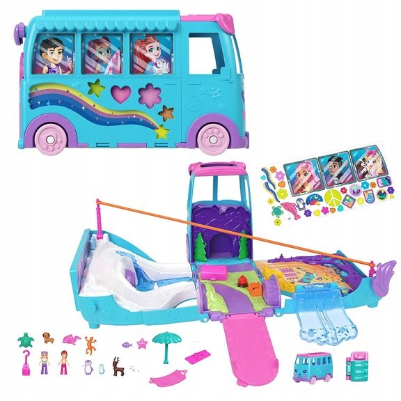 Polly Pocket Cestovní karavan Van s transformací JCC22