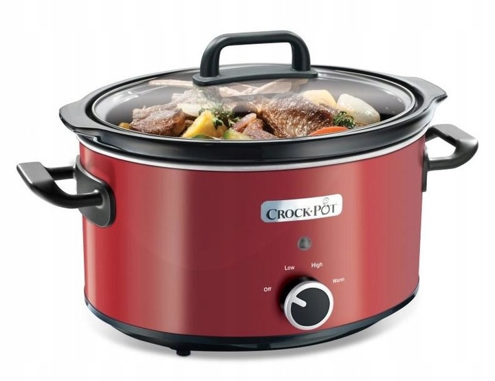 Pomalý hrnec Crock-Pot SCV400RD-050 3,5 l červený 210 W