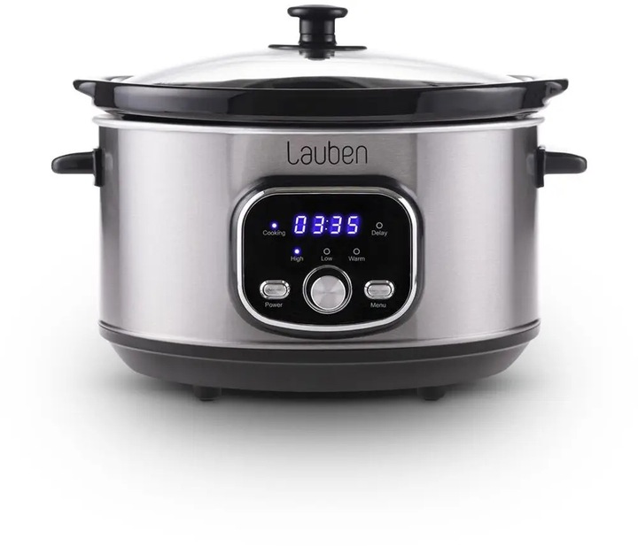 Pomalý hrnec Lauben 3500SB 3,5 l stříbrný/šedý 200 W