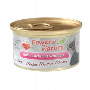 Power of Nature kuře, losos a krevety 85 g VÝPRODEJ