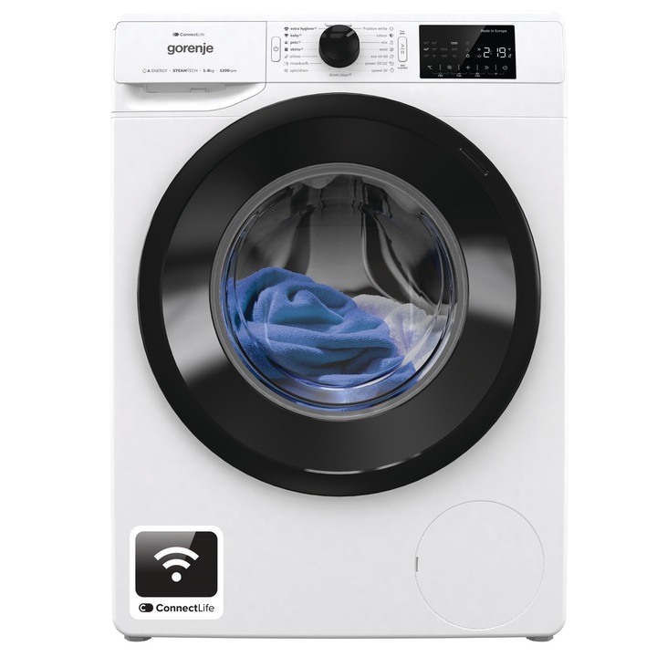 Pračka Gorenje | WPNEI82A1SWIFI | Energetická třída A | Přední