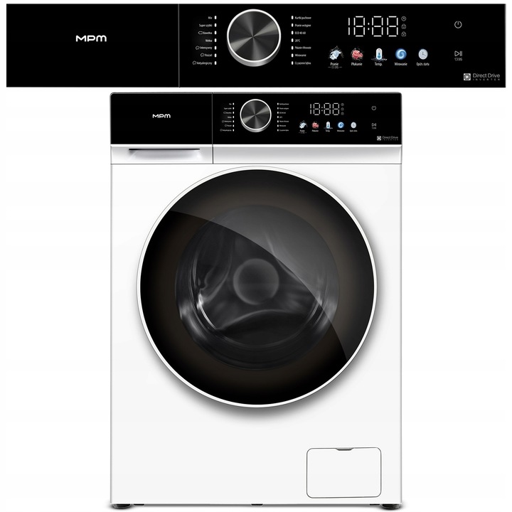 Pračka MPM 5112-PT-44 MPM 10 kg 1200 ot/min 76 dB Bílá