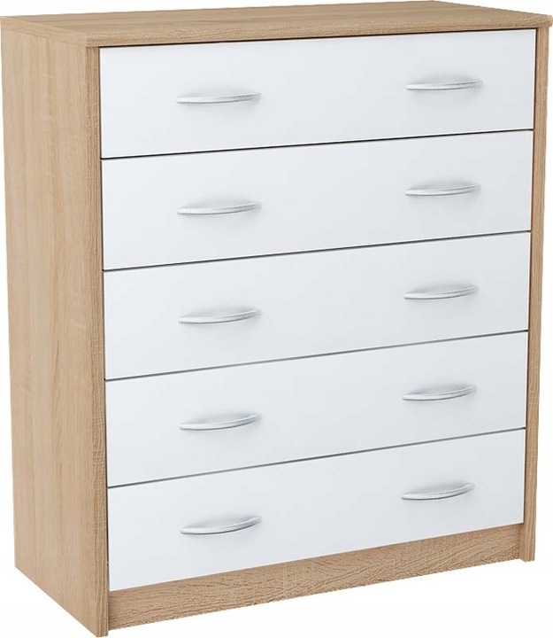 Praktický botník IBOJA - dub sonoma / bílý