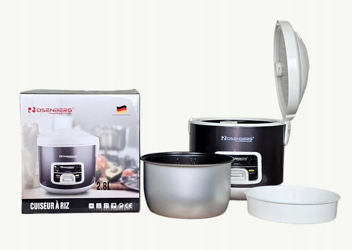 Profesionální vařič rýže Rosenberg Professional 2,8L 1000W nejlevnější