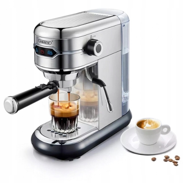 Pákový tlakový kávovar HiBREW EK0037 H11 1450 W stříbrný/šedý
