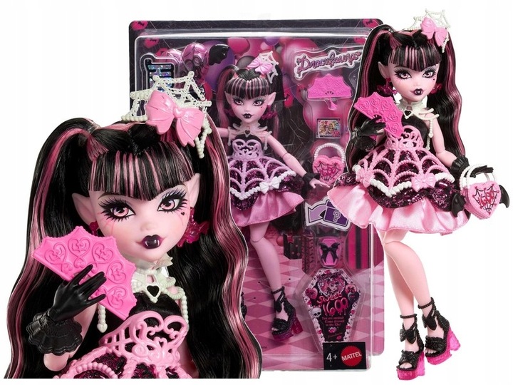 PANENKA MONSTER HIGH STRAŠIDELNÉ NAROZENINY Draculaura