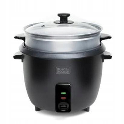 Parní hrnec Black+Decker BXRC1800E 1,8 l stříbrný/šedý 700 W