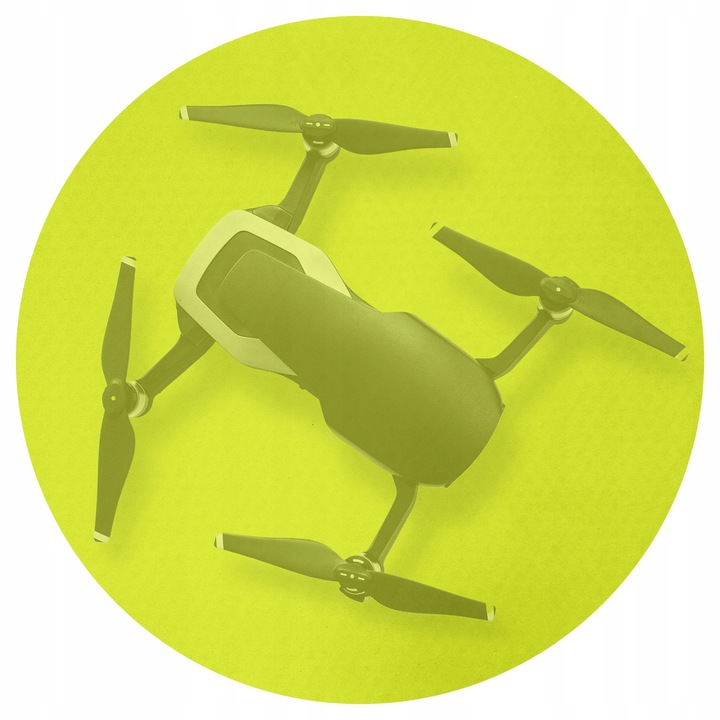 Přistávací plocha pro dron 55 cm - VODĚODOLNÁ + UPEVNĚNÍ - Limetková AKCE