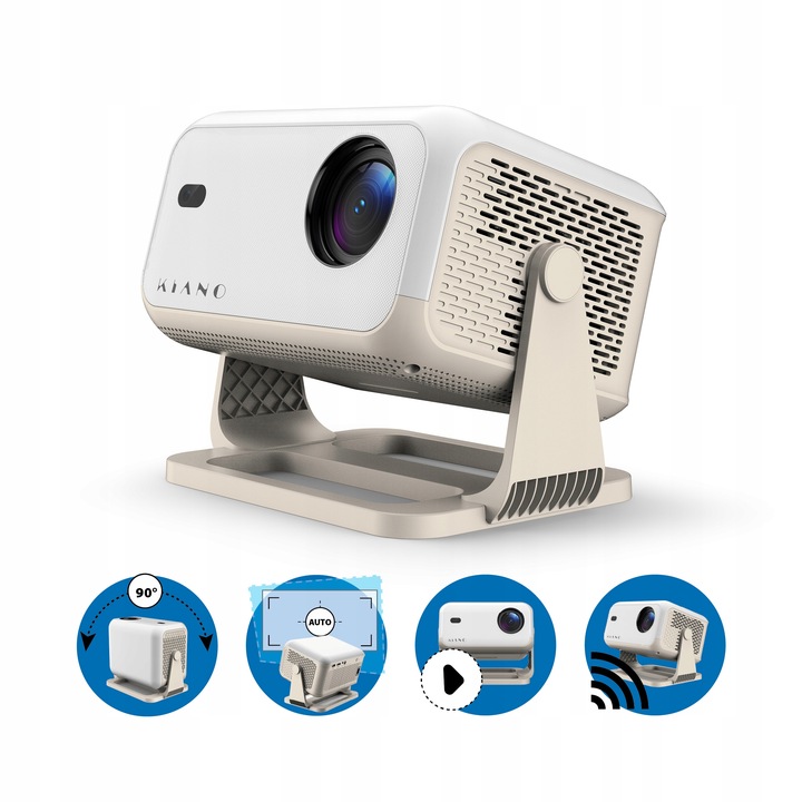Projektor Kiano KVC01 - Smart LED, Airplay, Miracast, 350 ANSI Lumenů