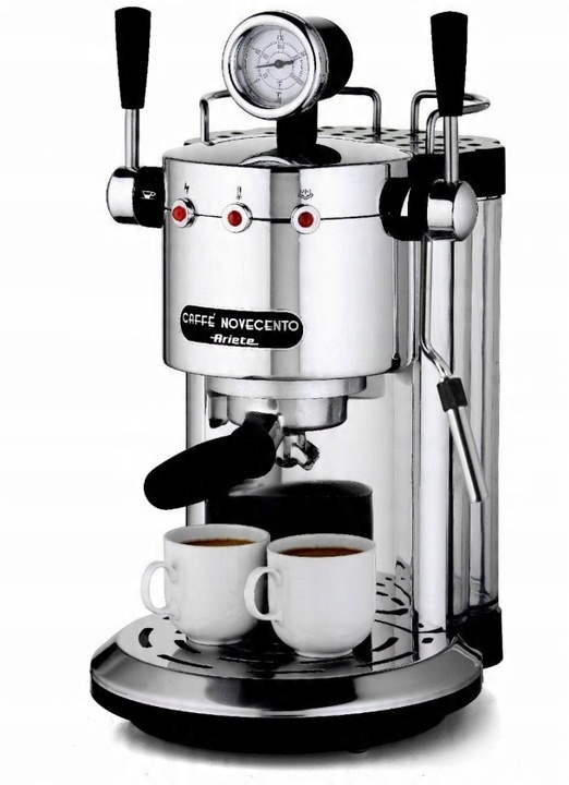 Pákový tlakový kávovar Ariete 1387 Caffe Novecento 1150 W stříbrný/šedý