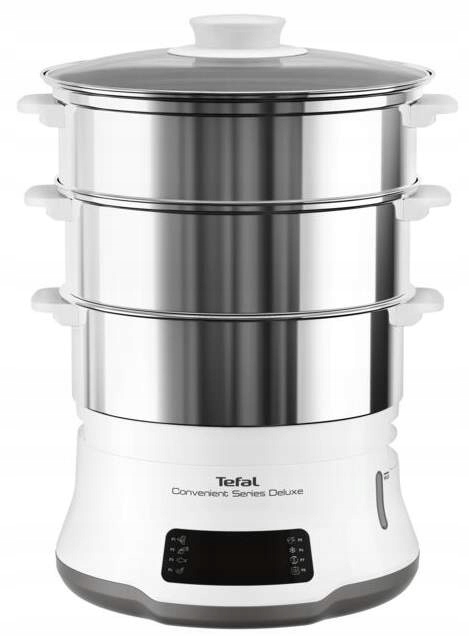 Parní hrnec Tefal VC502D10 Convenient Series Deluxe 9 l stříbrný/šedý 900 W