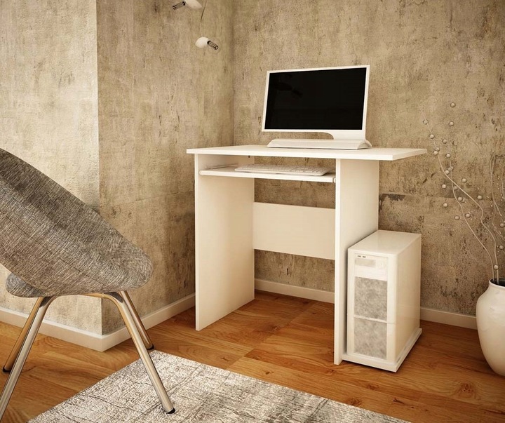 PC stůl ALEXIUS - bílý