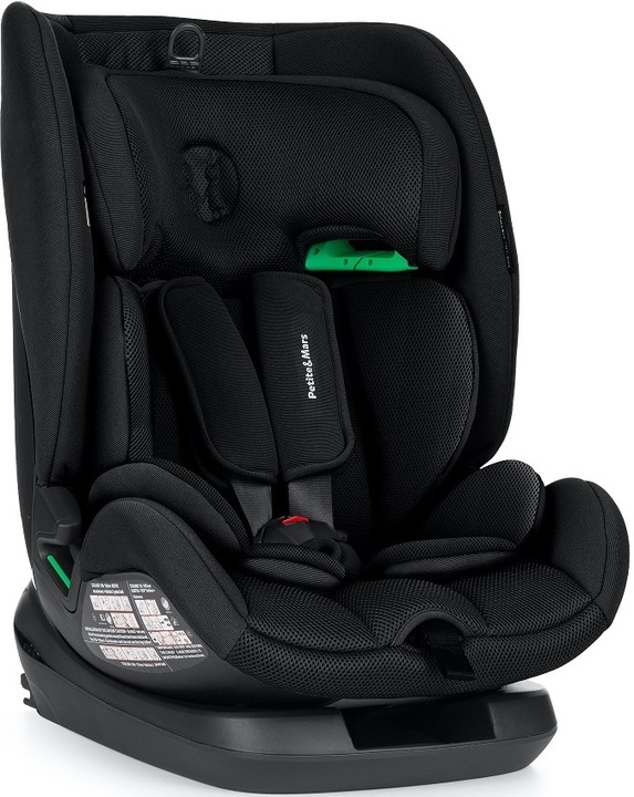 PetiteMars Autosedačka Prime Pro i-Size 2024 Black Air 76-150 cm (9-36 kg)
